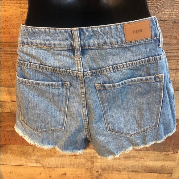 BDG by Urban Outfitters hi rise cheeky jean shorts - Picture 2 of 5